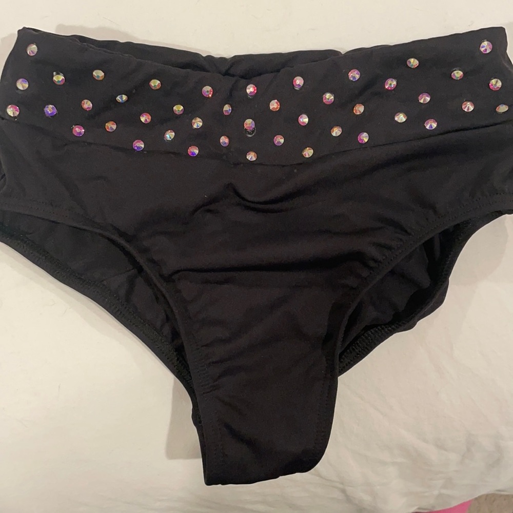 Pro cheer/dance rhinestoned briefs